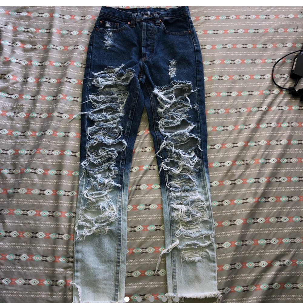 Vintage Custom 900 series Levi jeans 26X34L